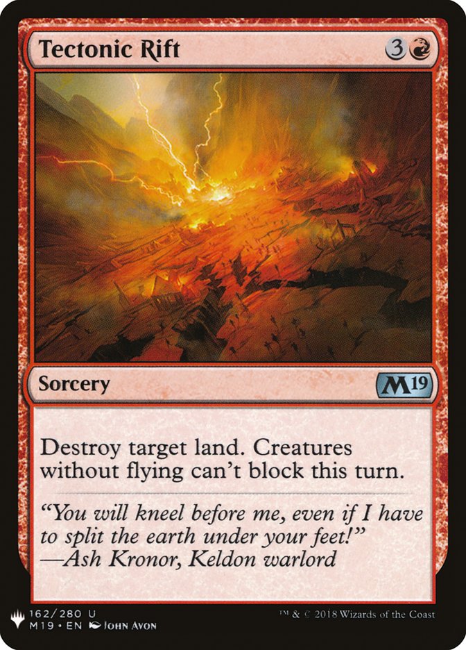 Tectonic Rift [Mystery Booster] - Destination Retro