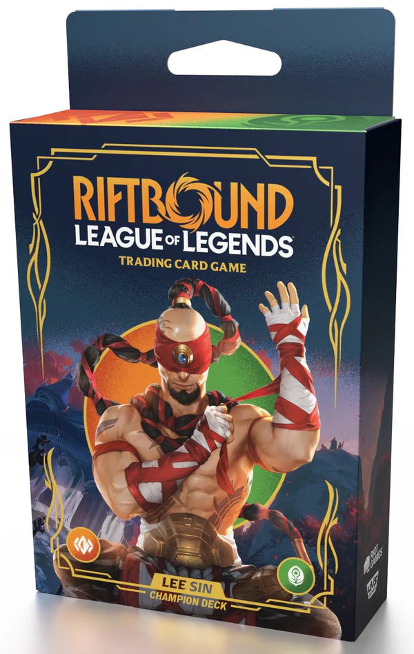 Riftbound: League of Legends TCG: Origins - Champion Deck - Lee Sin  (Available October 31st) - Destination Retro