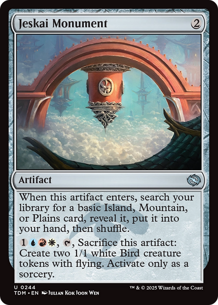 Jeskai Monument [Tarkir: Dragonstorm] - Destination Retro