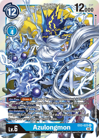 Azulongmon [EX3-025] [Draconic Roar] - Destination Retro