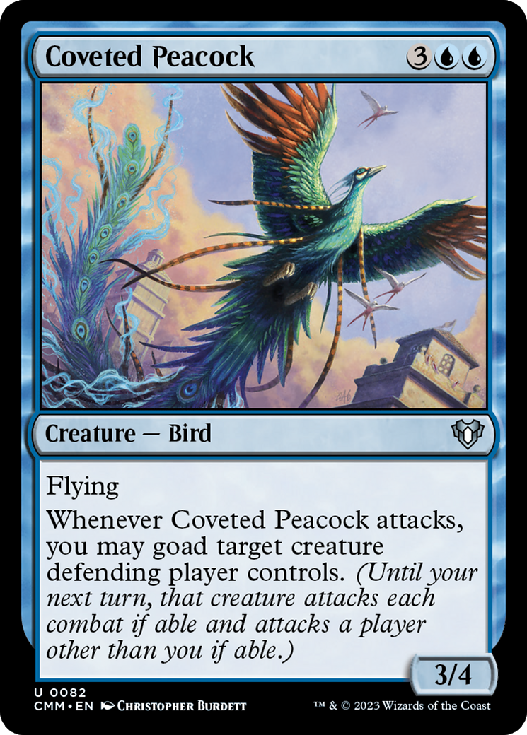 Coveted Peacock [Commander Masters] - Destination Retro