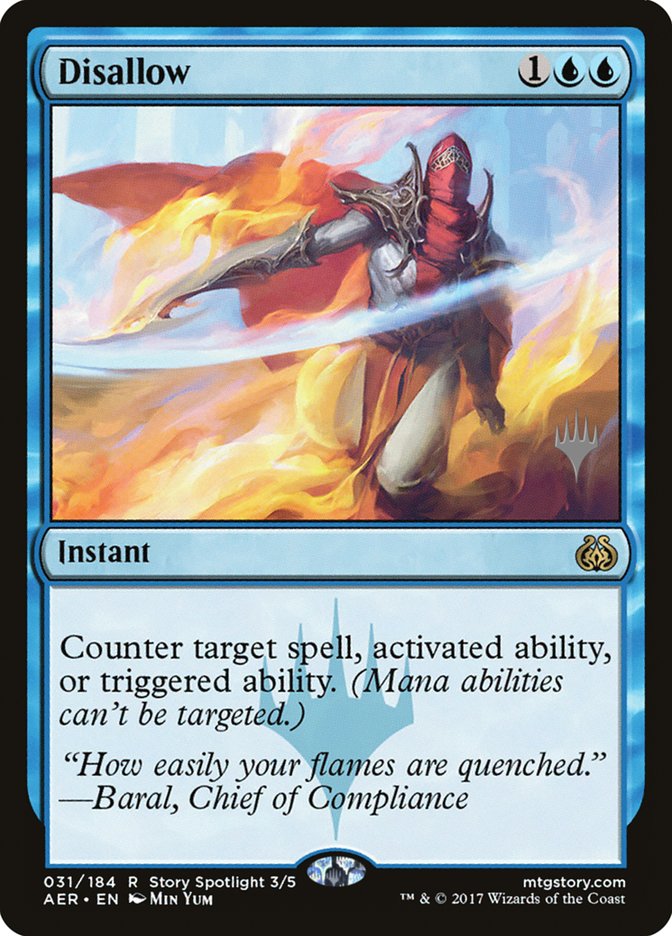 Disallow (Promo Pack) [Aether Revolt Promos] - Destination Retro