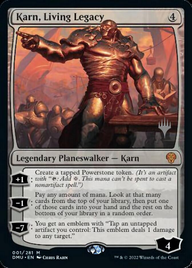 Karn, Living Legacy (Promo Pack) [Dominaria United Promos] - Destination Retro
