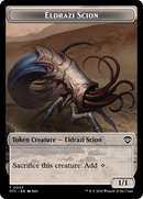Eldrazi Scion // Treasure Double-Sided Token [Outlaws of Thunder Junction Commander Tokens] - Destination Retro