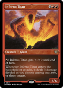 Inferno Titan (Foil Etched) [Commander Masters] - Destination Retro