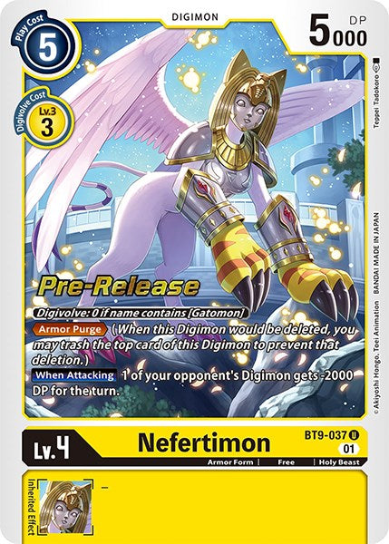 Nefertimon [BT9-037] [X Record Pre-Release Promos] - Destination Retro