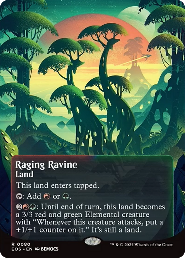 Raging Ravine (0080) (Borderless) [Edge of Eternities: Stellar Sights] - Destination Retro