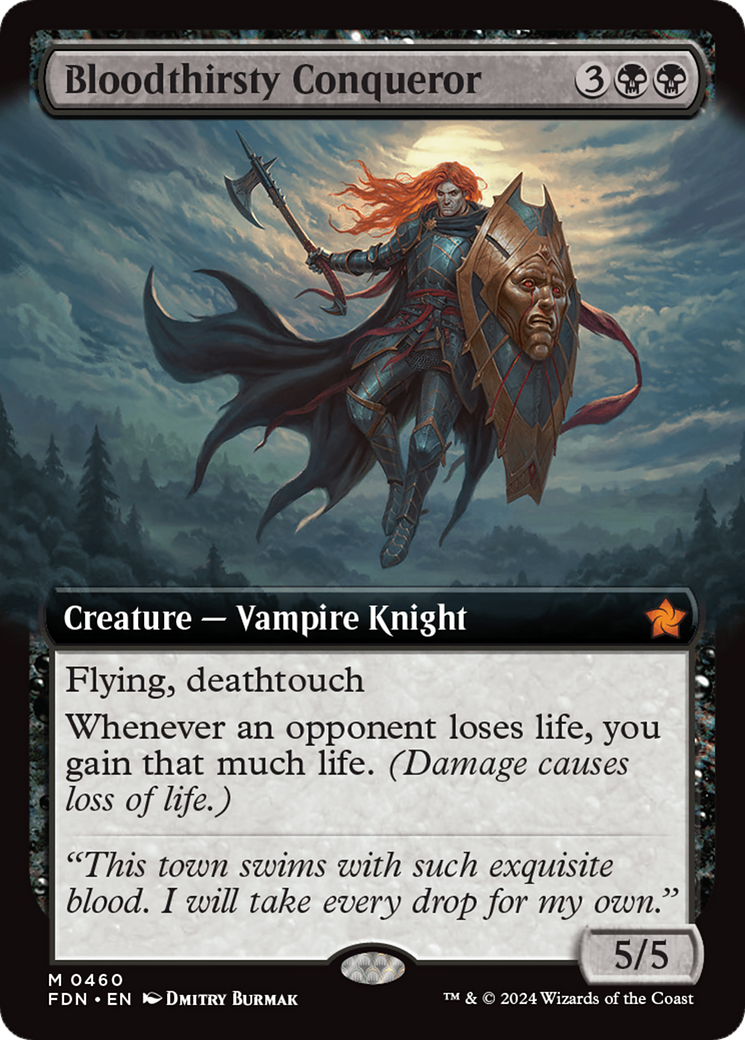 Bloodthirsty Conqueror (Extended Art) [Foundations] - Destination Retro