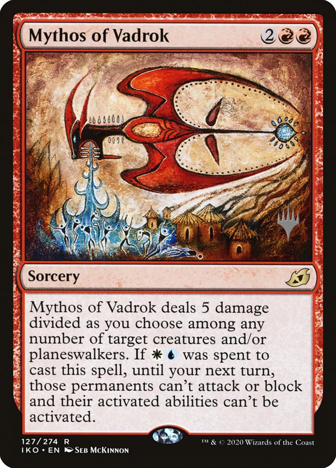 Mythos of Vadrok (Promo Pack) [Ikoria: Lair of Behemoths Promos] - Destination Retro