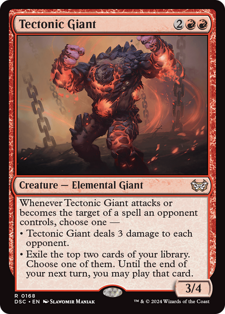 Tectonic Giant [Duskmourn: House of Horror Commander] - Destination Retro