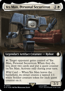 Yes Man, Personal Securitron (Extended Art) (Surge Foil) [Fallout] - Destination Retro