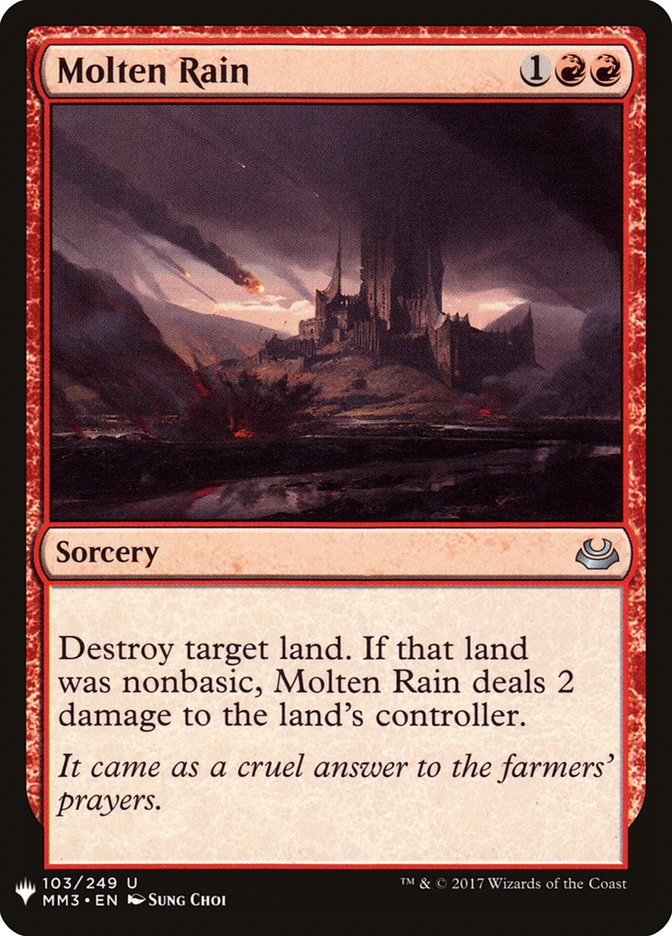 Molten Rain [Mystery Booster] - Destination Retro