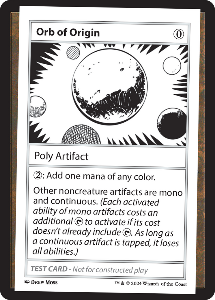 Orb of Origin [Mystery Booster 2 Playtest Cards] - Destination Retro