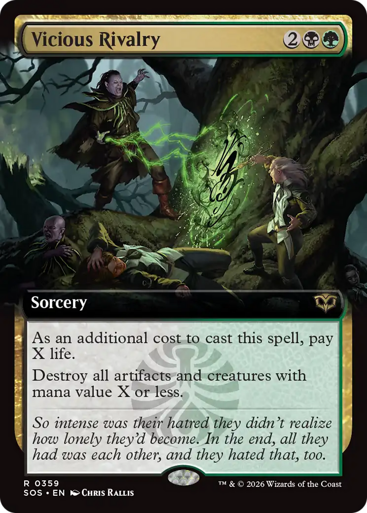 Vicious Rivalry (Extended Art) [Secrets of Strixhaven] - Destination Retro