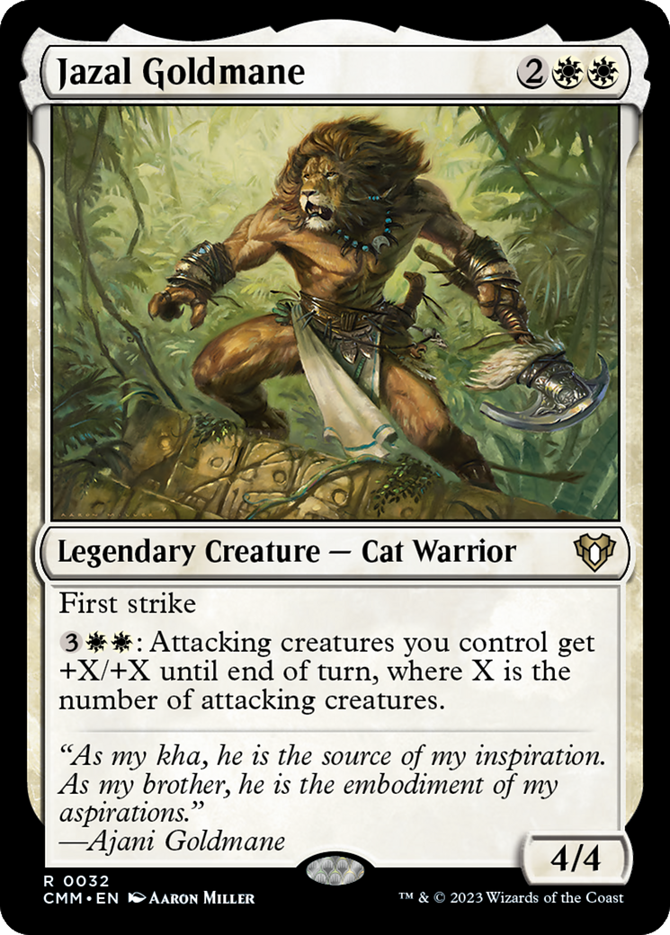 Jazal Goldmane [Commander Masters] - Destination Retro