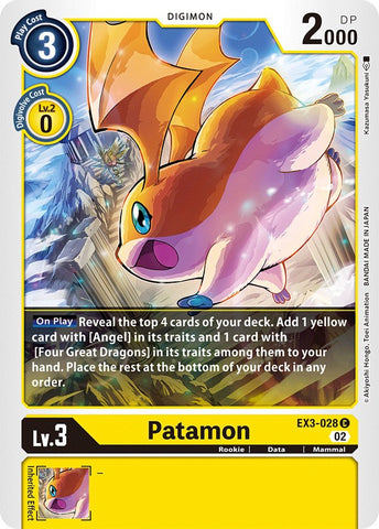 Patamon [EX3-028] [Draconic Roar] - Destination Retro