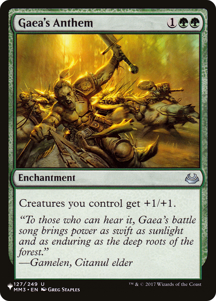 Gaea's Anthem (MM3) [The List] - Destination Retro
