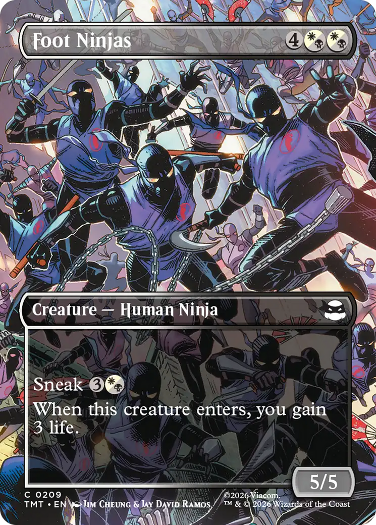 Foot Ninjas (Borderless) [Teenage Mutant Ninja Turtles] - Destination Retro