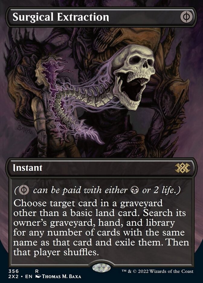 Surgical Extraction (Borderless Alternate Art) [Double Masters 2022] - Destination Retro