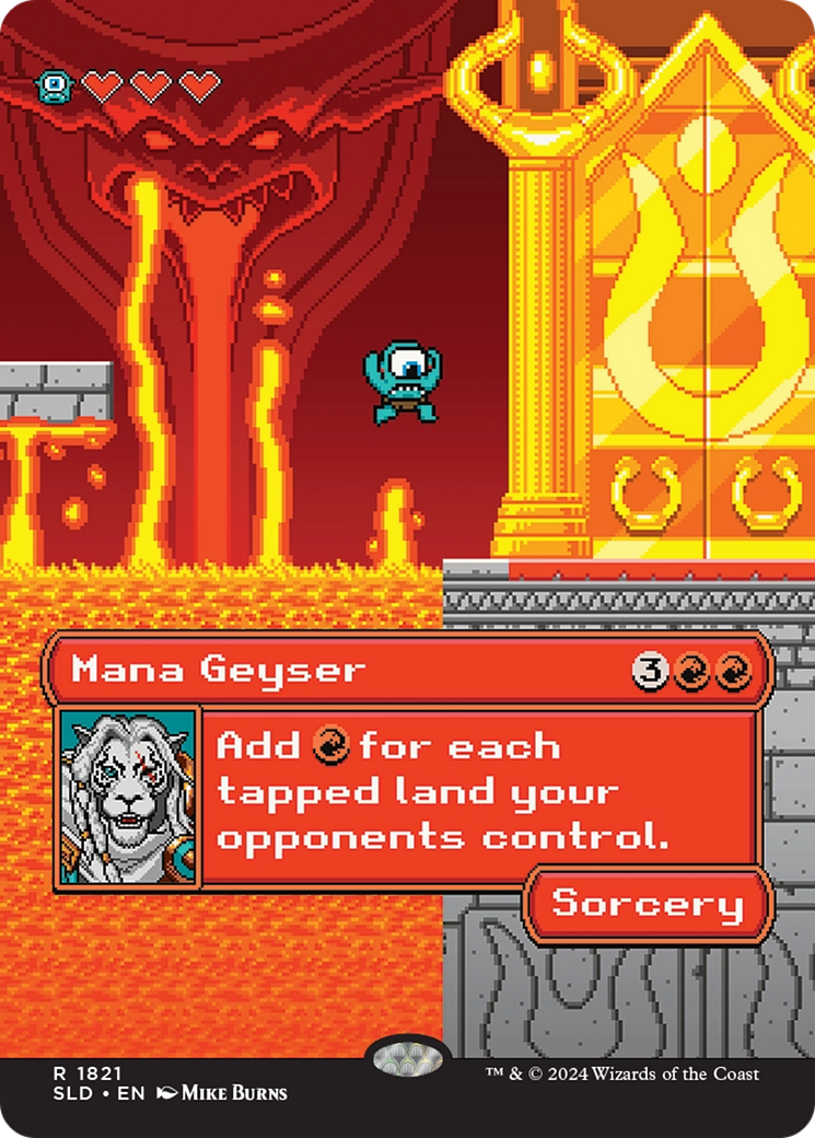 Mana Geyser (Rainbow Foil) [Secret Lair Drop Series] - Destination Retro