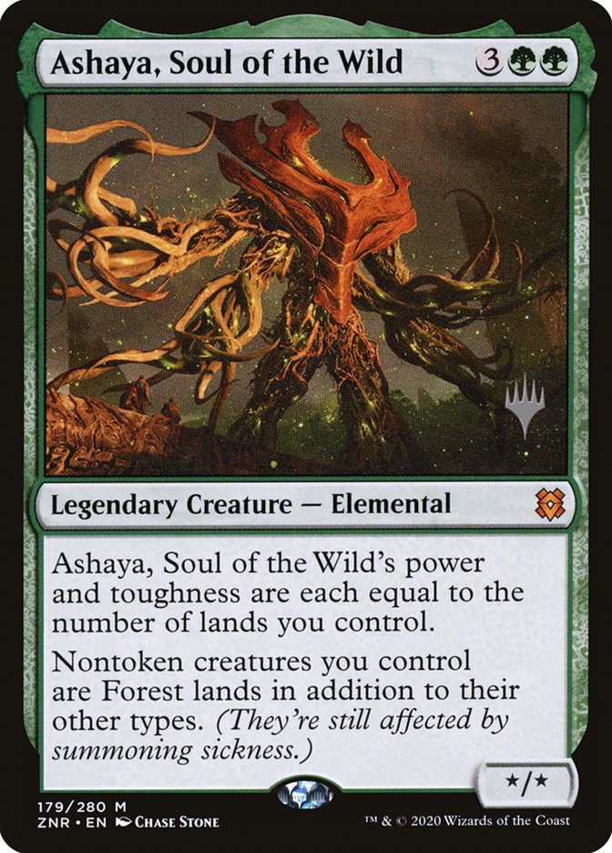 Ashaya, Soul of the Wild (Promo Pack) [Zendikar Rising Promos] - Destination Retro