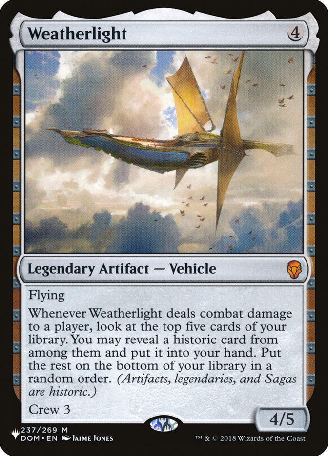 Weatherlight [The List] - Destination Retro