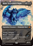 Maha, Its Feather Night (Borderless) [Bloomburrow] - Destination Retro