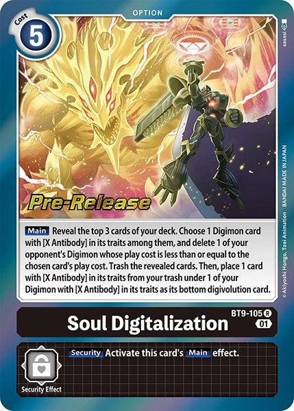 Soul Digitalization [BT9-105] [X Record Pre-Release Promos] - Destination Retro