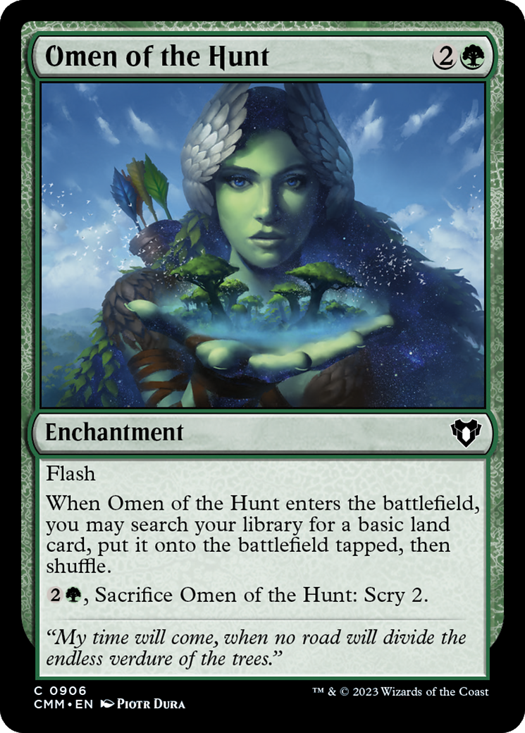Omen of the Hunt [Commander Masters] - Destination Retro