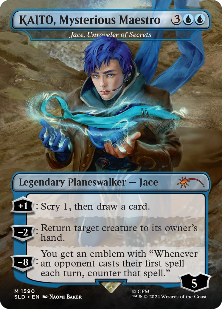 KAITO, Mysterious Maestro - Jace, Unraveler of Secrets [Secret Lair Drop Series] - Destination Retro
