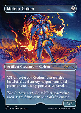 Meteor Golem (Borderless) [Secret Lair Drop Series] - Destination Retro