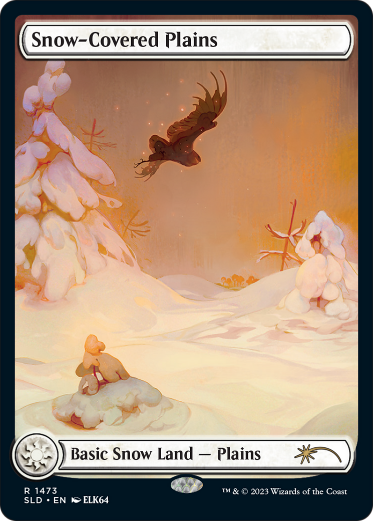 Snow-Covered Plains (1473) (Rainbow Foil) [Secret Lair Drop Series] - Destination Retro