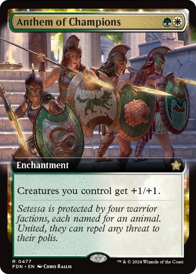 Anthem of Champions (Extended Art) [Foundations] - Destination Retro
