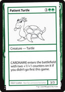 Patient Turtle (2021 Edition) [Mystery Booster Playtest Cards] - Destination Retro