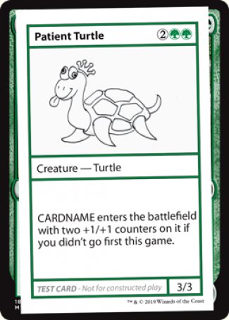 Patient Turtle (2021 Edition) [Mystery Booster Playtest Cards] - Destination Retro
