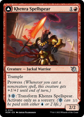 Khenra Spellspear // Gitaxian Spellstalker [March of the Machine] - Destination Retro