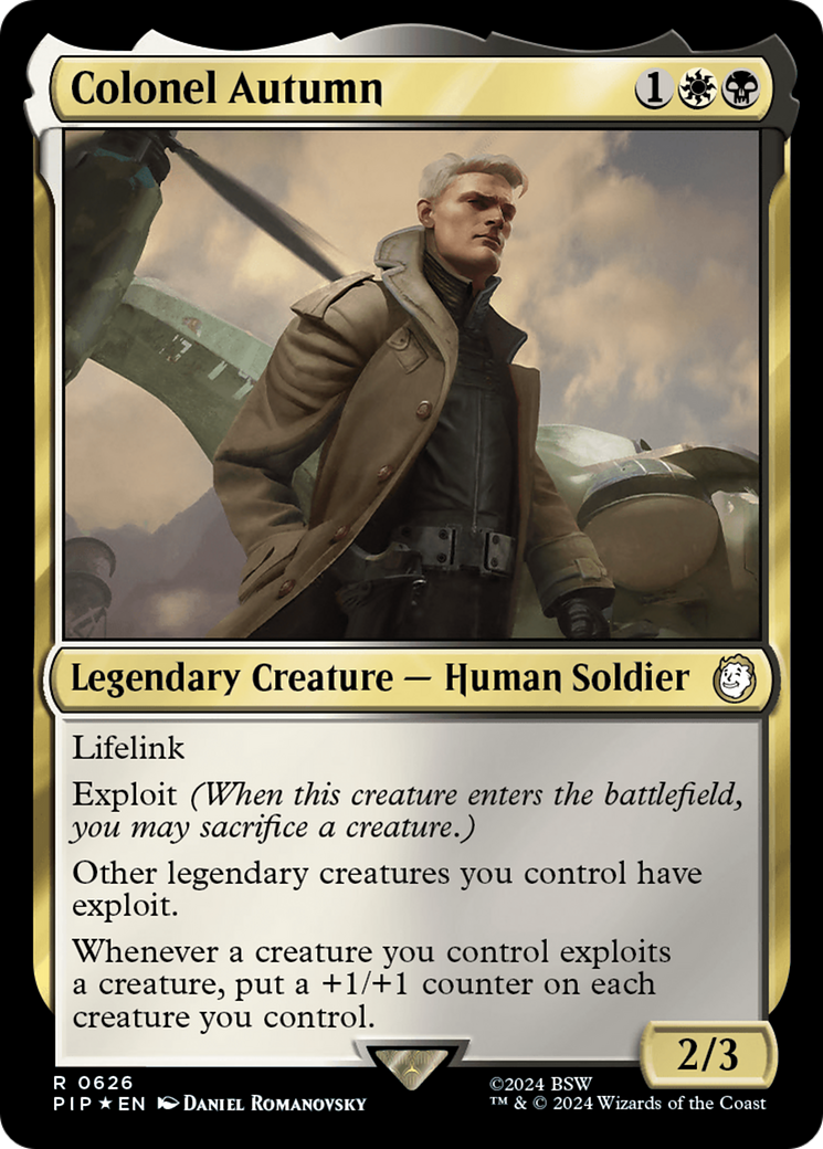 Colonel Autumn (Surge Foil) [Fallout] - Destination Retro