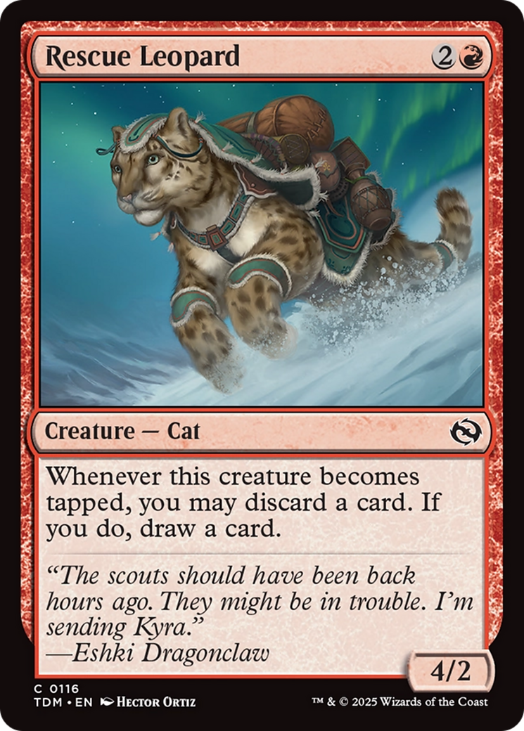 Rescue Leopard [Tarkir: Dragonstorm] - Destination Retro