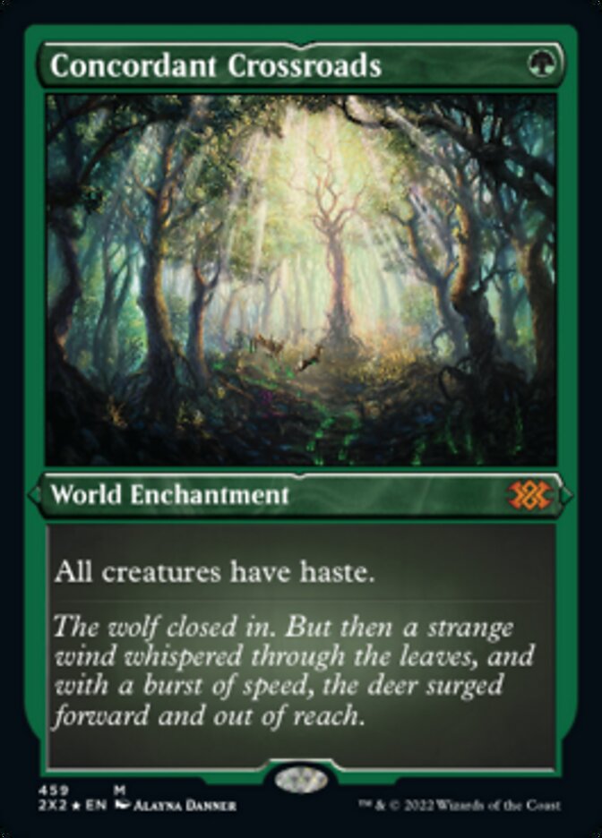 Concordant Crossroads (Foil Etched) [Double Masters 2022] - Destination Retro