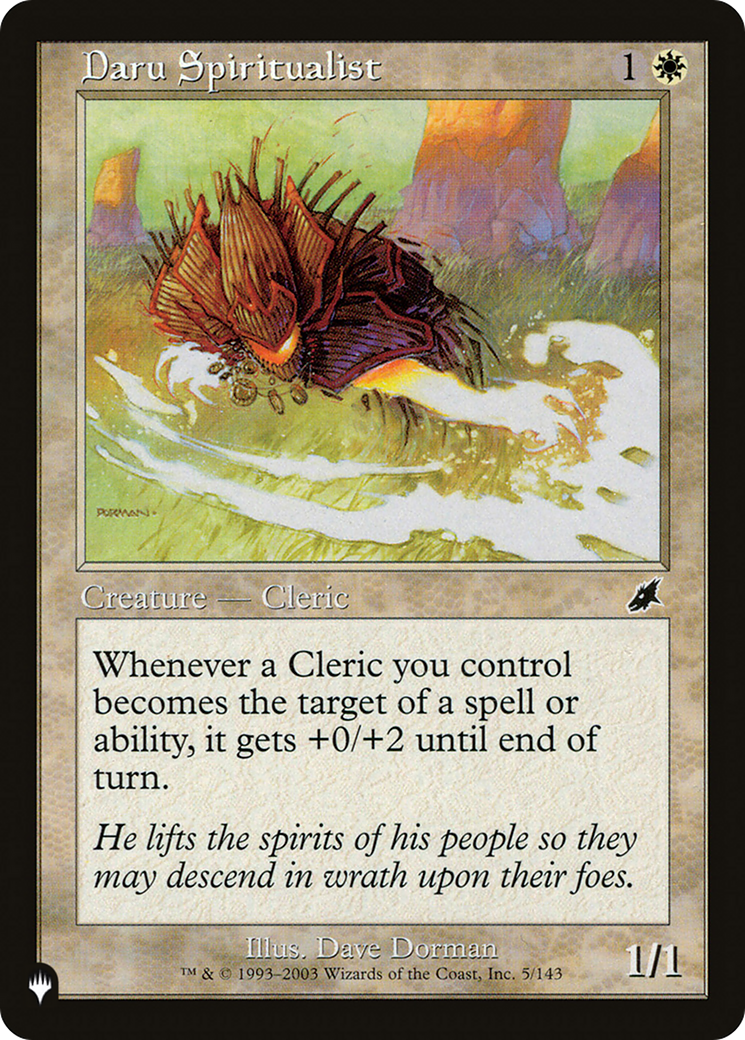 Daru Spiritualist [The List] - Destination Retro