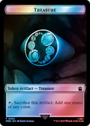 Human Noble // Treasure (0063) Double-Sided Token (Surge Foil) [Doctor Who Tokens] - Destination Retro