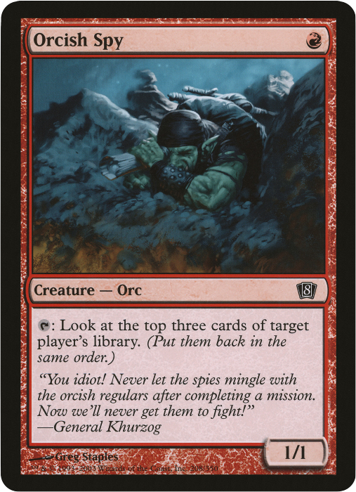 Orcish Spy (Oversized) [Eighth Edition Box Topper] - Destination Retro