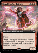 Crackling Spellslinger (Extended Art) [Outlaws of Thunder Junction Commander] - Destination Retro