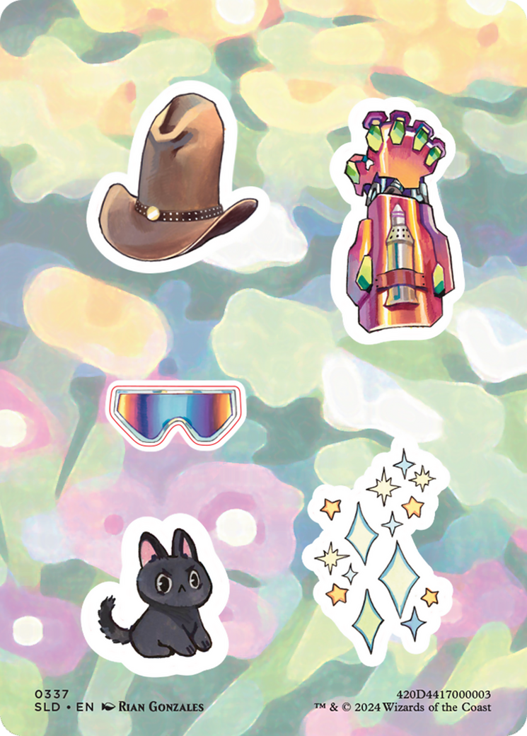 Sticker Sheet (0337) [Secret Lair Drop Series] - Destination Retro