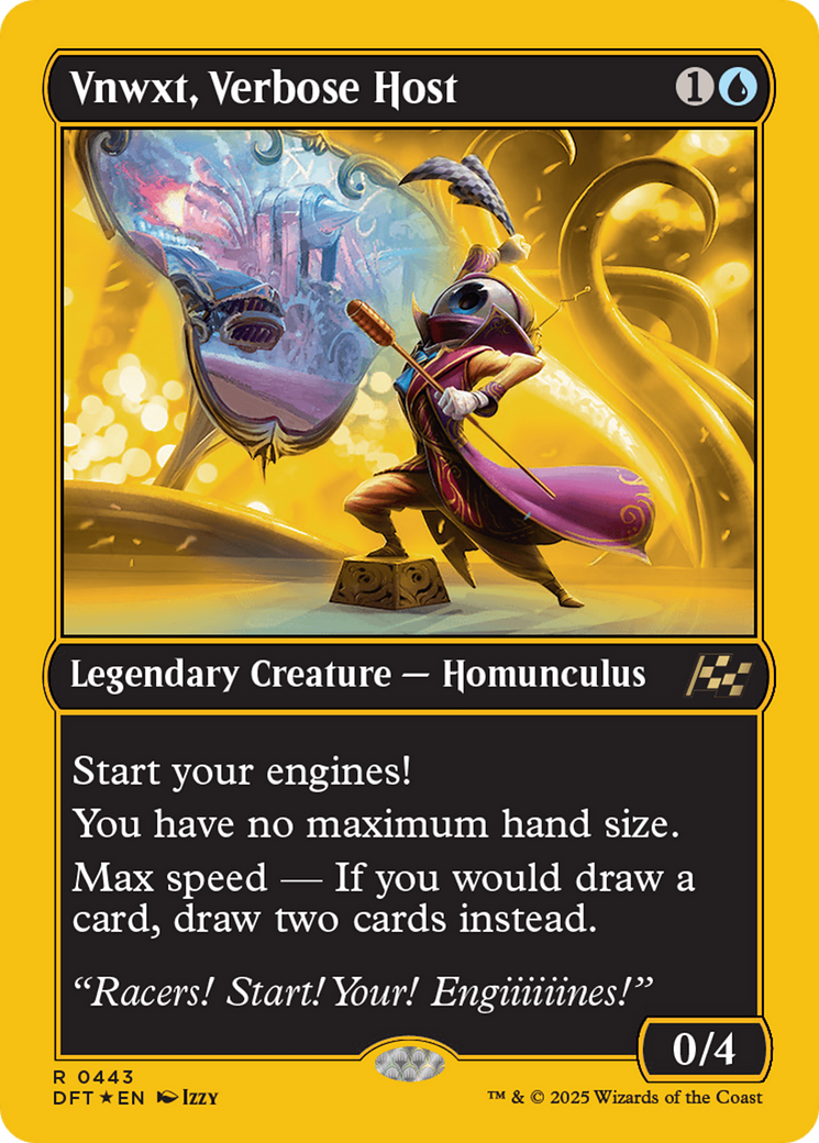 Vnwxt, Verbose Host (First-Place Foil) [Aetherdrift] - Destination Retro