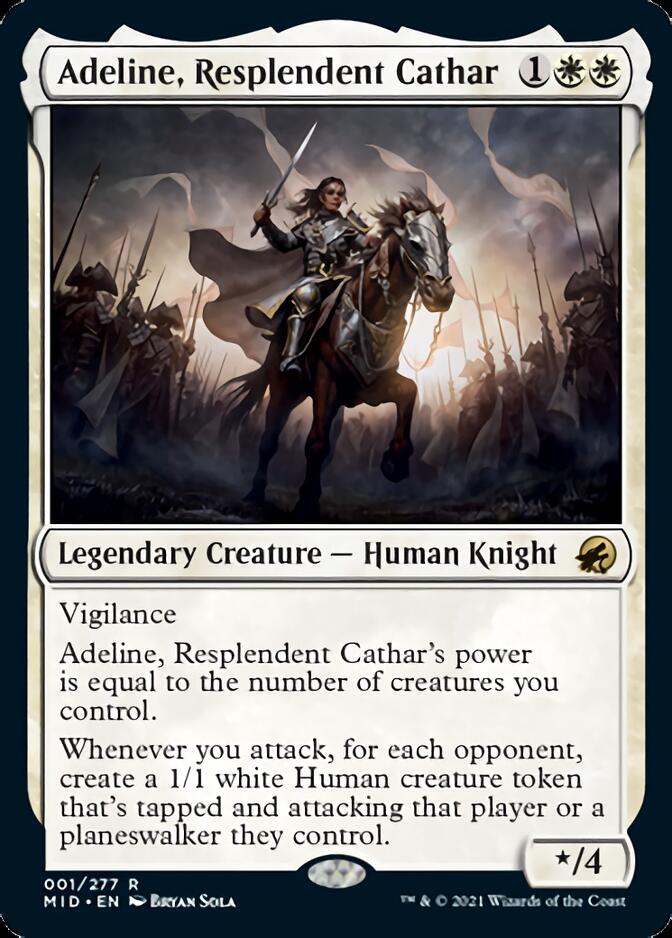 Adeline, Resplendent Cathar [Innistrad: Midnight Hunt] - Destination Retro