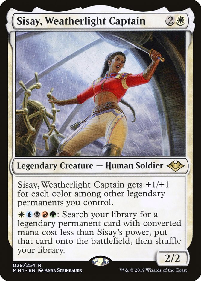 Sisay, Weatherlight Captain [Modern Horizons] - Destination Retro