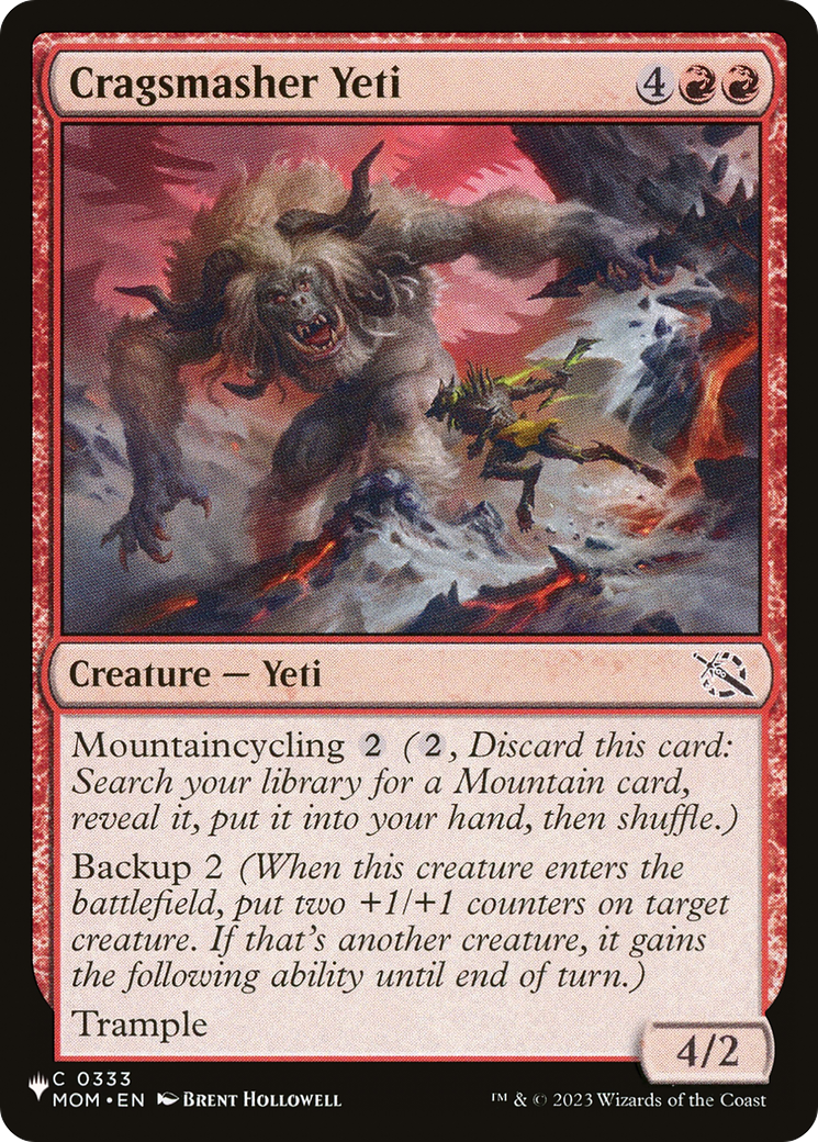Cragsmasher Yeti [The List] - Destination Retro