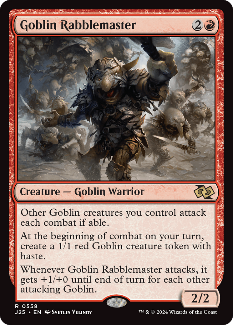 Goblin Rabblemaster [Foundations Jumpstart] - Destination Retro