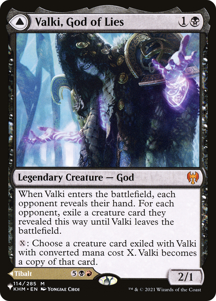 Valki, God of Lies // Tibalt, Cosmic Impostor [Secret Lair: From Cute to Brute] - Destination Retro